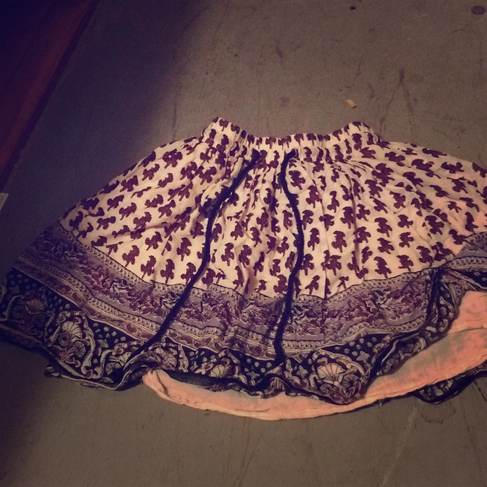 Petite xiliration skirt- bohemian patterns